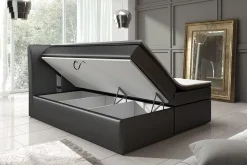Modena Sängpaket 160x200 med Förvaring+LED Sänggavel