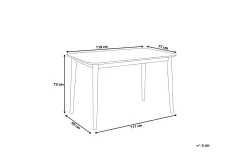 Modesto Matbord 118 cm