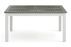 Monaco rektangulärt förlängningsbart bord utomhus med iläggsskiva 150-250x90 cm i aluminium/metall/plast
