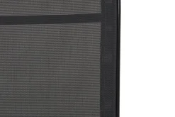 Monaco Solsäng med justerbar rygg i aluminium grå textil
