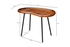 Mondry Soffbord 79 cm Njurformat