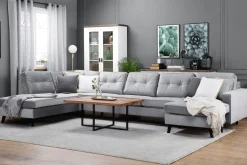 Monroe U-soffa med Divan Höger Sammet