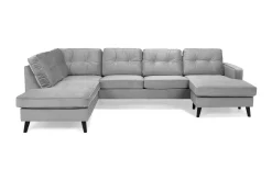 Monroe U-soffa med Divan Höger Sammet