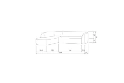 Mooli Soffa med Schäslong 3-sits