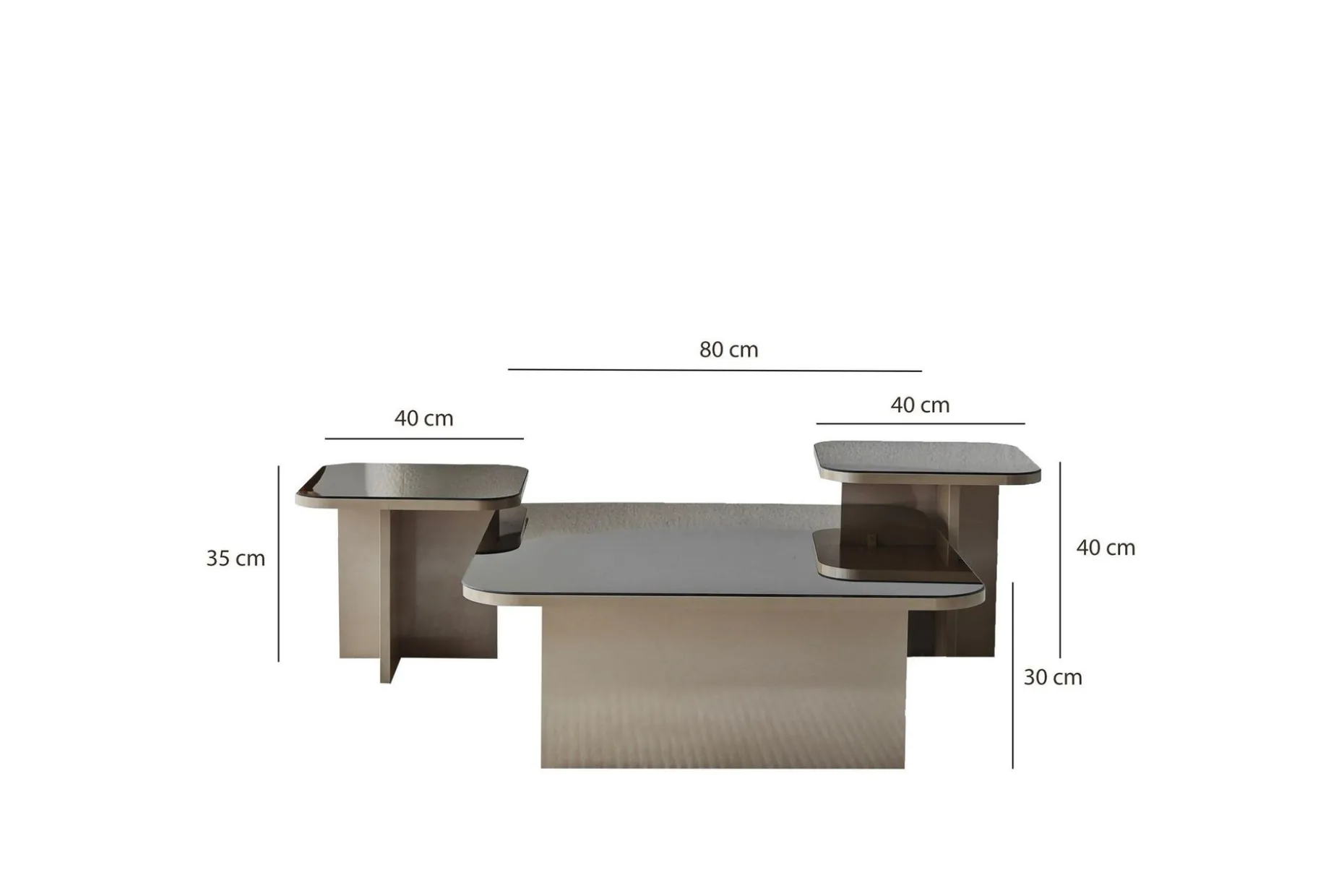 Moosonee Soffbord 80 cm