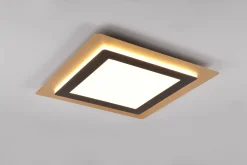 Morgan LED Plafond 45x45 cm mattsvart/ guld