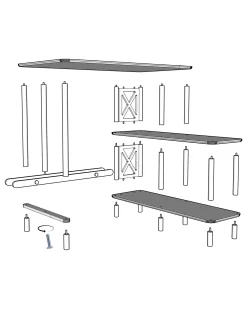 Morina Skrivbord 125 cm