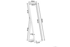 Moxey Spegel 40x140 cm