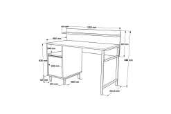 Munetoki Skrivbord 120 cm