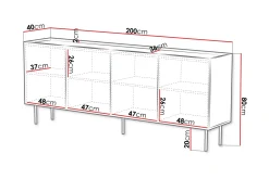 Munkedal Byrå 200 cm