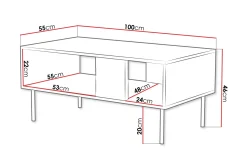 Munkedal Soffbord 100 cm