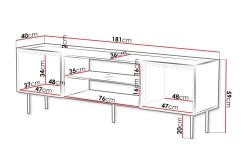Munkedal Tv-bänk 181 cm