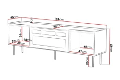 Munkedal Tv-bänk 181 cm