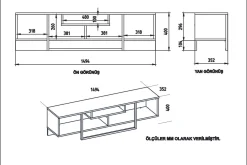 Naftali TV-Bänk 149 cm