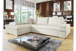 Naoma 3-sits Hörnbäddsoffa Acacia||White