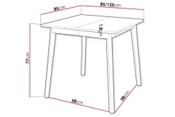 Narberth Matbord 85 cm