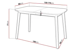 Narberth Matbord 80 cm