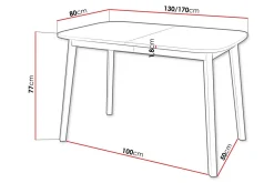 Narberth Matbord 80 cm