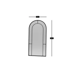 Navricon Golvspegel 90x180 cm