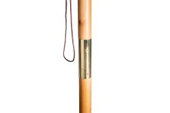 Naxos Parasoll Rund Ø300 cm Svart/Natur