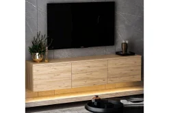 Neon Tv-bänk 160x32 cm Mörkblå