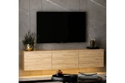 Neon Tv-bänk 160x32 cm Mörkblå