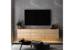 Neon Tv-bänk 160x32 cm Mörkblå