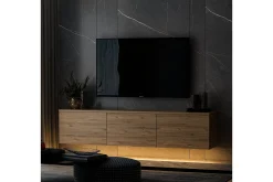 Neon Tv-bänk 160x32 cm Mörkblå