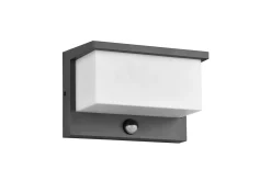 Nestos LED Vägglampa antracit rörelsesensor