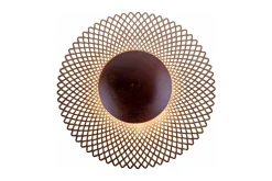 NEVIS taklampa, rusty coloured