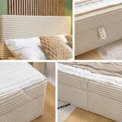 Neyrin Sängpaket Kontinentalsäng 180x200 cm med Förvaring
