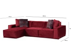 Nightcap Soffa m. Divan 4-sits