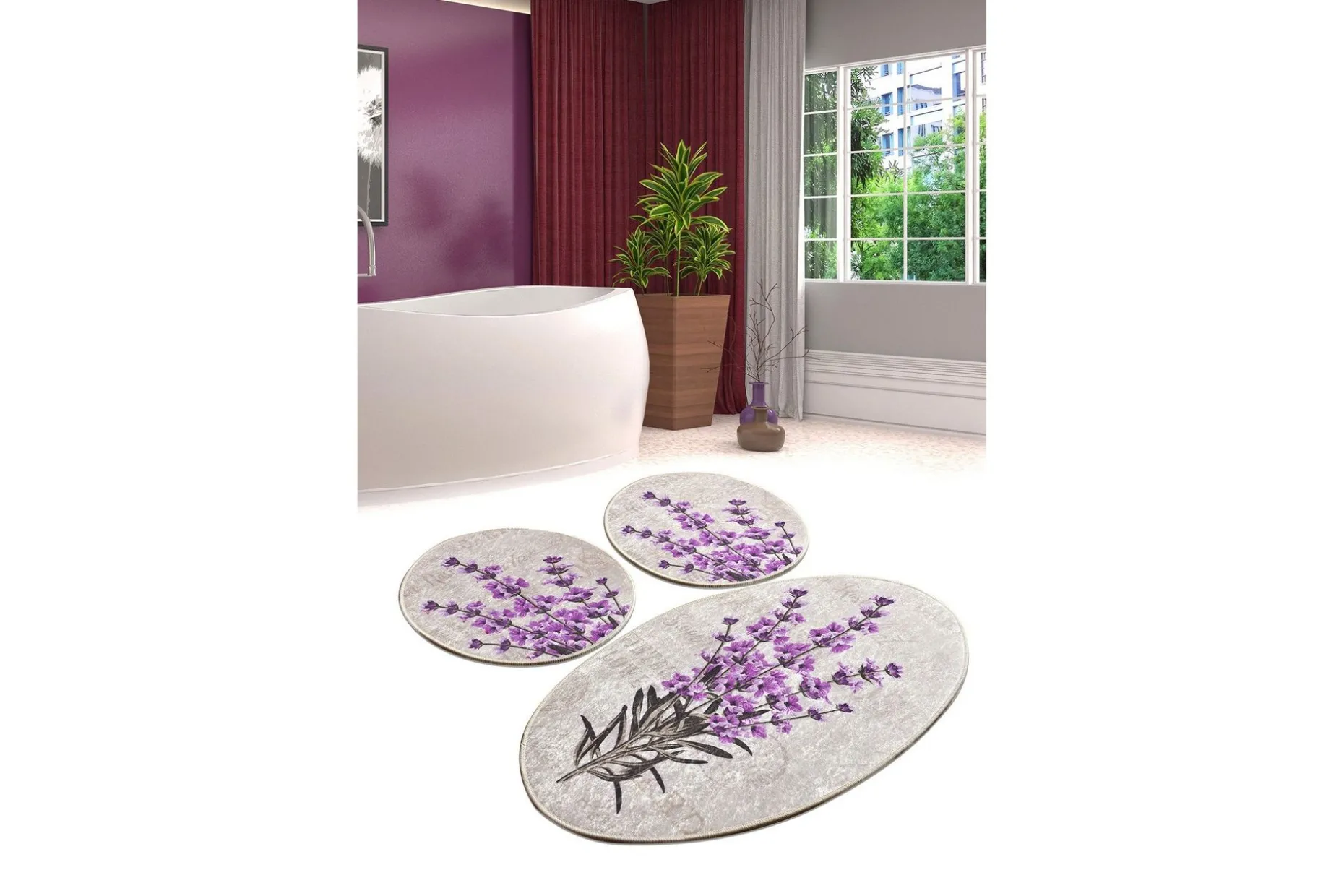 Niyanna Badrumsmatta 3-pack