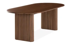 Noira Ovalt Matbord 220 cm med 6 Sawako Stolar