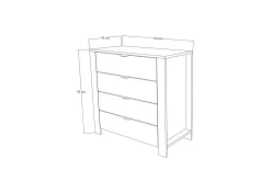 Nordhs Byrå 90 cm