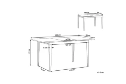 Norley Matbord 160 cm