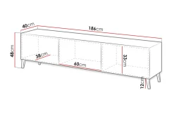 Novaj Tv-skåp 155 cm
