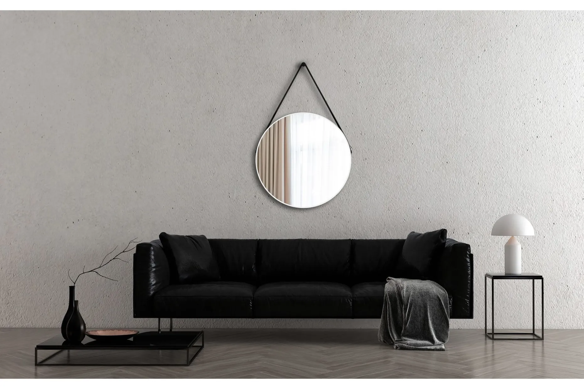 Nävesta Spegel 80 cm Rund