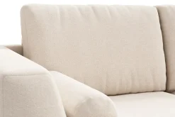 Ocean Lyx 6-sits Högervänd U-formad Soffa med Divan och Schäslong + Fotpall i Tyg