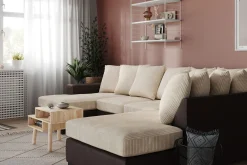 Ocean 5-sits Högervänd U-formad Large Soffa med Divan och Schäslong i Manchester