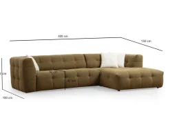 Octavian Soffa m. Divan 5-sits