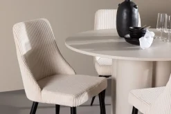 Olivia Matgrupp 110 cm Rund med 4 Leone stolar