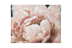 Oljemålning 75x100 cm Rosa blommor