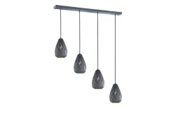 Onyx Taklampa 4L E27 antracit/ guld