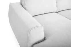 Optus Lyx 6-sits Högervänd U-formad Large Soffa med Divan och Schäslong i Tyg