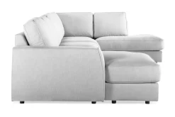 Optus Lyx 6-sits Högervänd U-formad Large Soffa med Divan och Schäslong i Tyg