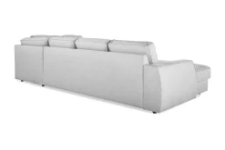 Optus Lyx 4-sits Högervänd U-formad Soffa med Divan och Schäslong i Tyg