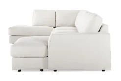 Optus Lyx 6-sits Vänstervänd U-formad Large Soffa med Divan och Schäslong i Tyg