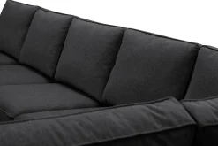 Optus 6-sits U-soffa med Divan och schäslong vänster