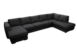 Optus 6-sits U-soffa med Divan och schäslong vänster